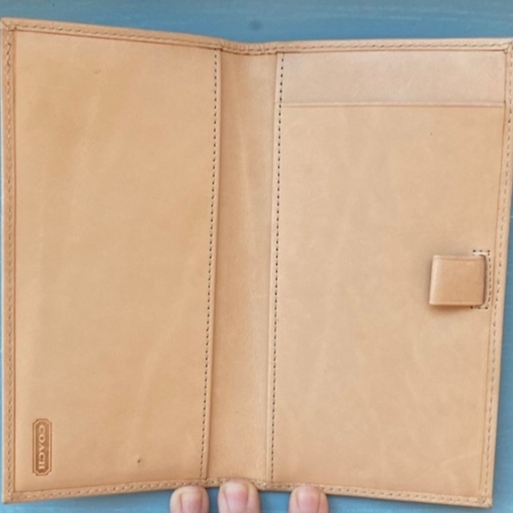 Coach Checkbook Monogram Wallet - Picture 6 of 9
